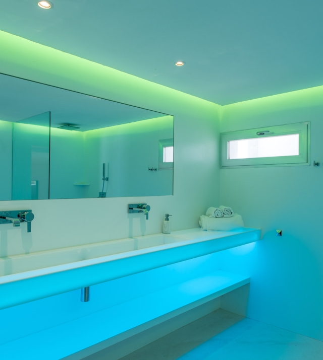 Resa Estates modern villa for sale te koop Cala Tarida Ibiza bathroom light.jpg